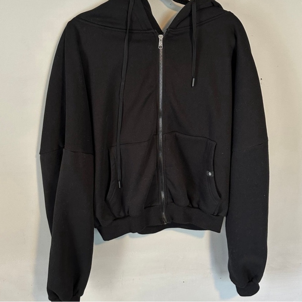 POPFlex Zip Up Cloud Hoodie Black S/M